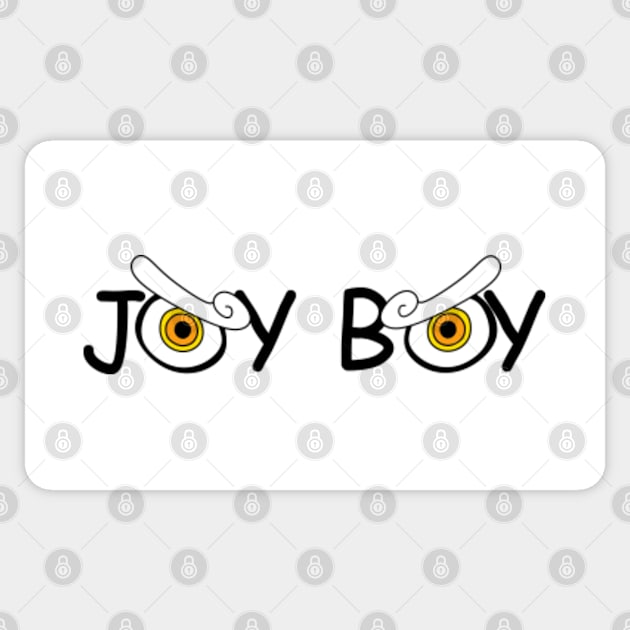 Joy Boy, Golden Eyes. Sticker by Clara switzrlnd